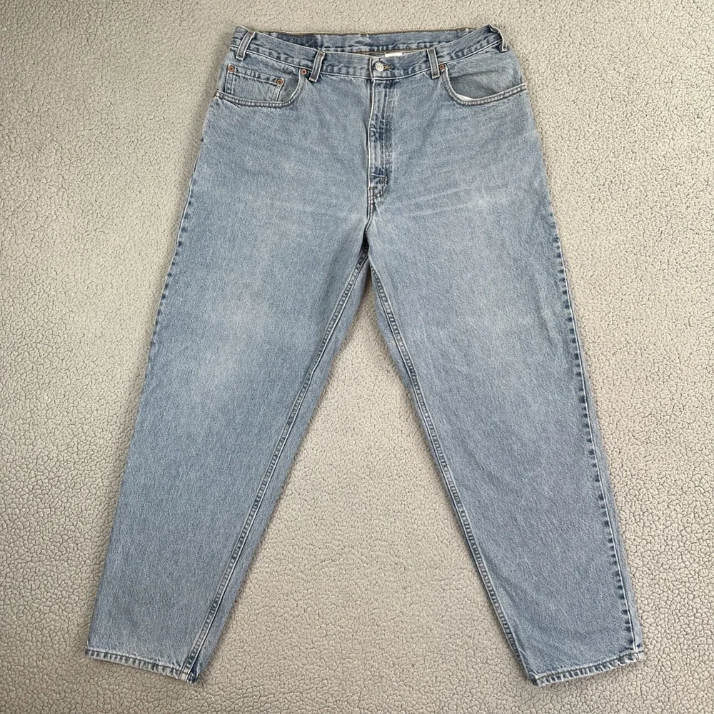 VTG Y2K Levi's 560 Loose Fit Tapered Leg Jeans Men 38x31 Blue Skater Light Wash